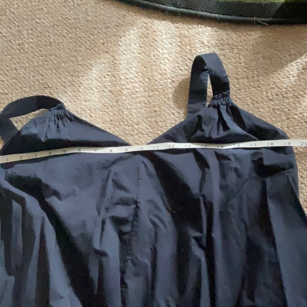 COS navy adjustable sun dress. Size medium. - Picture 13 of 15